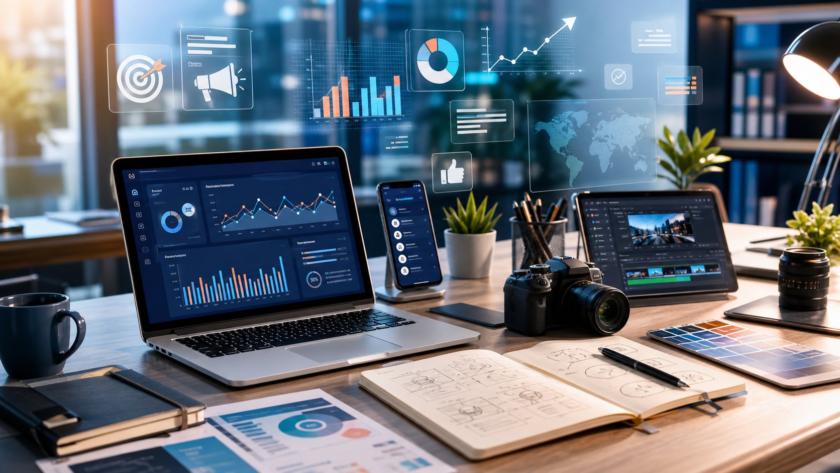 Digital marketing workspace
